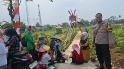 Polsek Cikupa Turut Kerja Bakti Jelang Pembinaan Wilayah PKK