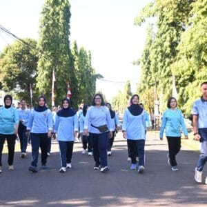 Danlanud Sultan Hasanuddin Hadiri Olahraga Bersama, Semarakkan HUT Ke-62 Wara di Makoopsud II