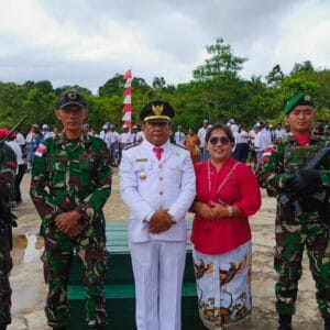 HUT RI ke-80 di Distrik Mindiptana Meriah! TNI, Pelajar, dan Masyarakat Bersatu Rayakan Kemerdekaan