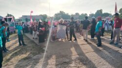 Tunjukkan Dukungan Terhadap Kegiatan Di Masyarakat, Anggota Koramil Hadiri Acara Pawai Pembangunan