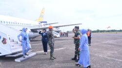 Danlanud Sultan Hasanuddin Sambut Kedatangan Pangkorpasgat