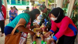 Babinsa Panggungasri Dampingi Kegiatan Posyandu, Wujud Kepedulian Terhadap Kesehatan Warga