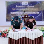 Tingkatkan Sinergitas, Kodim 0808 dan Kejari Kabupaten Blitar Teken Perjanjian Kerja Sama