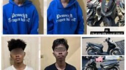 Polres Sragen Tetapkan 4 Tersangka Aksi Anarkis: Perusak Pos Polisi dan Pencuri Aset Dishub