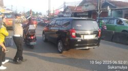 Polsek Cikupa Gelar PECAK, Wujudkan Kamseltibcar Lantas di Jalur Ramai Pagi Hari