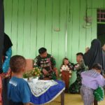 Satgas Yonif 410/Alugoro Gelar Posyandu di Distrik Kamundan
