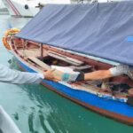 KN Tanjung Datu-301 Bagikan Sembako dan Edukasi Nelayan Banten