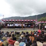 Dandim 1714/Puncak Jaya Dampingi Gubernur, Wakil Gubernur Beserta 8 Bupati Papua Tengah di Puncak Jaya