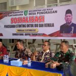 Dukung Program Kesehatan, Babinsa Hadiri Sosialisasi Stunting Untuk Ibu Dan Remaja