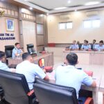 Danlanud Sultan Hasanuddin Pimpin Rapat Staf