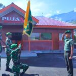 Komandan Kodim 1714/Puncak Jaya Pimpin Upacara Kenaikan Pangkat dan Korp Raport Pindah Satuan