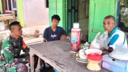Wujudkan Wilayah Yang Kondusif, Babinsa Koramil 14/Tenggarong Seberang Komsos dengan warga binaan