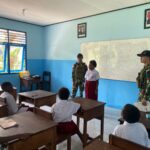 Prajurit Kala Hitam Tanamkan Semangat Belajar di Ujung Negeri
