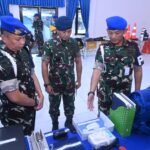 Laksanakan Binpomau, Danpuspomau Tinjau Kesiapan Satpom Lanud Sultan Hasanuddin