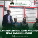 Ciptakan Lingkungan Aman pada Malam Hari, Babinsa Maluhu Gencar Sambangi Pos Kamling