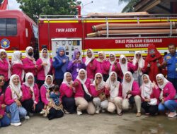 Edukasi Bencana Kebakaran, TK Kartika Air Putih Kunjungi PMK Samarinda