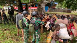 Warga Moskona Utara Mengungsi Akibat Serangan Kelompok kriminal bersenjata(KKB), TNI–Polri Bantu Evakuasi dan Beri Perlindungan.