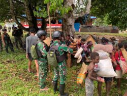 Warga Moskona Utara Mengungsi Akibat Serangan Kelompok kriminal bersenjata(KKB), TNI–Polri Bantu Evakuasi dan Beri Perlindungan.