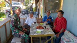 Babinsa Koramil 14/ Tenggarong Seberang Ciptakan Keakraban dengan Warga Binaan Melalui Komsos