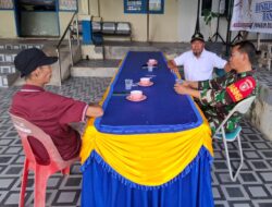 Babinsa dan Aparatur Desa Jalin Silaturahmi Lewat Kegiatan Komunikasi Sosial