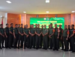 Kodim 0906/Kkr Terima Kunjungan Kerja Tim Wasgiat Katpuan Apkowil Tersebar Dam VI/Mulawarman