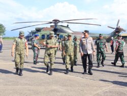Danlanud Sultan Hasanuddin Sambut Kunjungan Kerja Wakasau Ke Sulsel