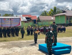 Upacara Penutupan TMMD ke-126 di Kampung Babak Berjalan Aman dan Lancar