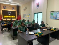 Kodim 0906/Kkr Ikuti Talkshow Pencegahan dan Penanganan KDRT dari Dinas Pembinaan Mental TNI AD