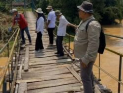 DLH Pringsewu Lakukan Pemantauan Kualitas Air Sungai Way Sekampung