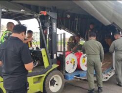 TNI Kerahkan Dukungan Udara, BBM Didistribusikan untuk Percepatan Penanganan Bencana Sibolga–Tapteng