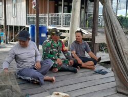 Pererat Hubungan Dengan Warganya, Babinsa Liang Gelar Komsos