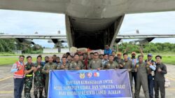 Posko Peduli Bencana Lanud Sultan Hasanuddin Salurkan Bantuan Untuk Korban Bencana di Aceh, Sumbar dan Sumut