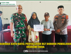 Babinsa Kayu Batu: Penyaluran BLT Dorong Pemulihan Ekonomi Desa