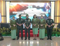Pangdam Kasuari Pimpin Sertijab Kaajendam : Tekankan Profesionalisme dan Kepemimpinan Humanis