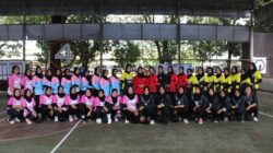 Jalasenastri Ranting B Cabang 2 Korcab Pasmar 1 Yonif 2 Marinir TNI AL Raih Juara 1 Lomba Bola Voli Putri