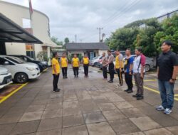 Waka Polsek Cikupa Pimpin Apel Pagi, Tekankan Disiplin dan Kesiapsiagaan Personel