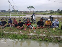 Ribuan Pemancing Padati Tanggul Pajarisuk Pringsewu, Warga: Antusias, Iuran Bersama untuk Beli Ikan