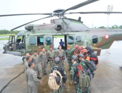 Hari Ketiga Pencarian Pesawat ATR 42-500, Lanud Sultan Hasanuddin Kembali Kerahkan Helikopter Caracal