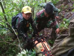 Prajurit TNI Temukan Enam Korban Kecelakaan Pesawat ATR 42-500