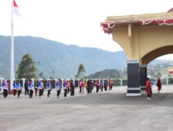 Menghadiri Senam Jumat Sehat Kolaborasi Bersama Pemda Kabupaten Puncak Jaya