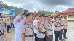 Polres Maybrat Gelar Upacara Serah Terima dan Pelantikan Sejumlah Pejabat