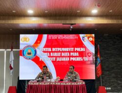 Dit pamobvit Polda Papua Barat Daya melaksanakan Bimtek pada Pamobvit Jajaran Polres/TA