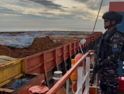 Tegakkan Hukum di Laut, Armada III Amankan Kapal Pengangkut Nikel di Teluk Weda