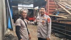 Bhabinkamtibmas Bitung Jaya Sambang Warga, Sampaikan Imbauan Kamtibmas