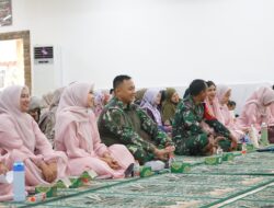 Sambut Bulan Suci Ramadhan Yonif 2 Marinir TNI AL Gelar Doa Bersama dan Tausiyah Serta Beri Santunan Kepada Anak Yatim
