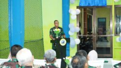 Komandan Kodaeral XIV Resmikan Moro Sangaji Gym, Sekaligus Lepas Purna Tugas Sahli A Kodaeral XIV