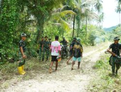 Capai 81% TMMD ke-127 Kodim 1804/Kaimana Lanjut Pembukaan Jalan 400 Meter di Kampung Marsi