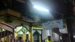 Polsek Cikupa Amankan Sholat Tarawih di Masjid Baiturrahman Pasir Gadung