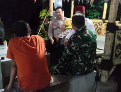 TNI–Polri Bersinergi, Perkuat Satkamling di Desa Bojong