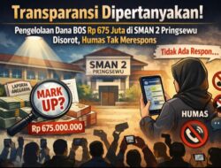 Transparansi Dipertanyakan! Pengelolaan Dana BOS Rp 675 Juta di SMAN 2 Pringsewu Disorot, Humas Tak Merespons